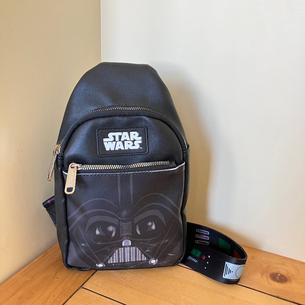 Darth Vader Buckle-Down Crossbody Sling Bag Star Wars Character